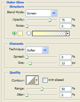 Egg Outer Glow Settings