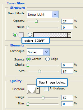Egg Inner Glow Settings