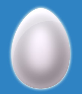 Easter Egg with Shine