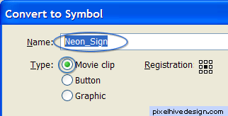 The Neon Sign MovieClip
