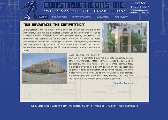 Constructicons Site