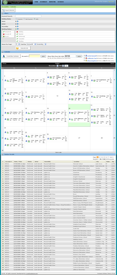 Tour Management System